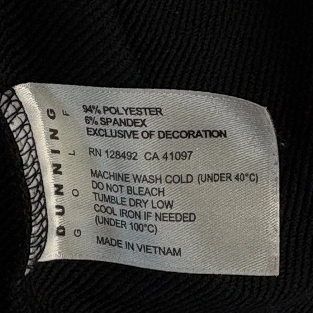 Dunning‎ Golf Vest Mens XL Black Sleeveless 1/4 Zip Pullover Athletic - Picture 7 of 7